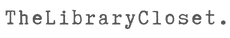 The Library Closet logo